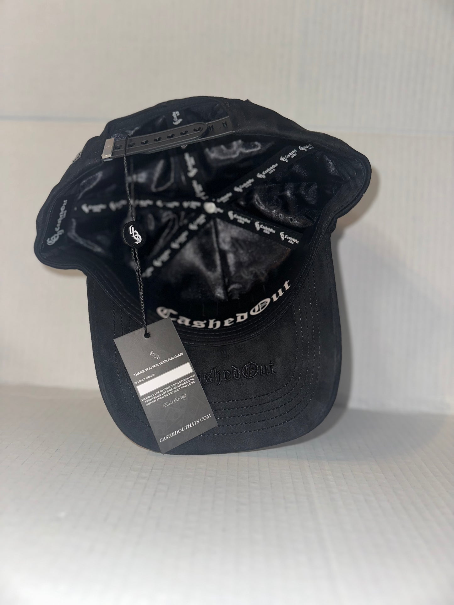 Cashed out Hats- G Chrome Total Black