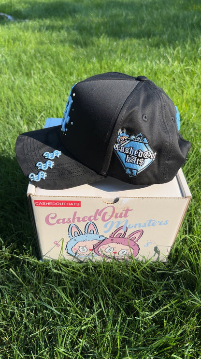 Cashed out Hats- BLUE CASH MONSTER