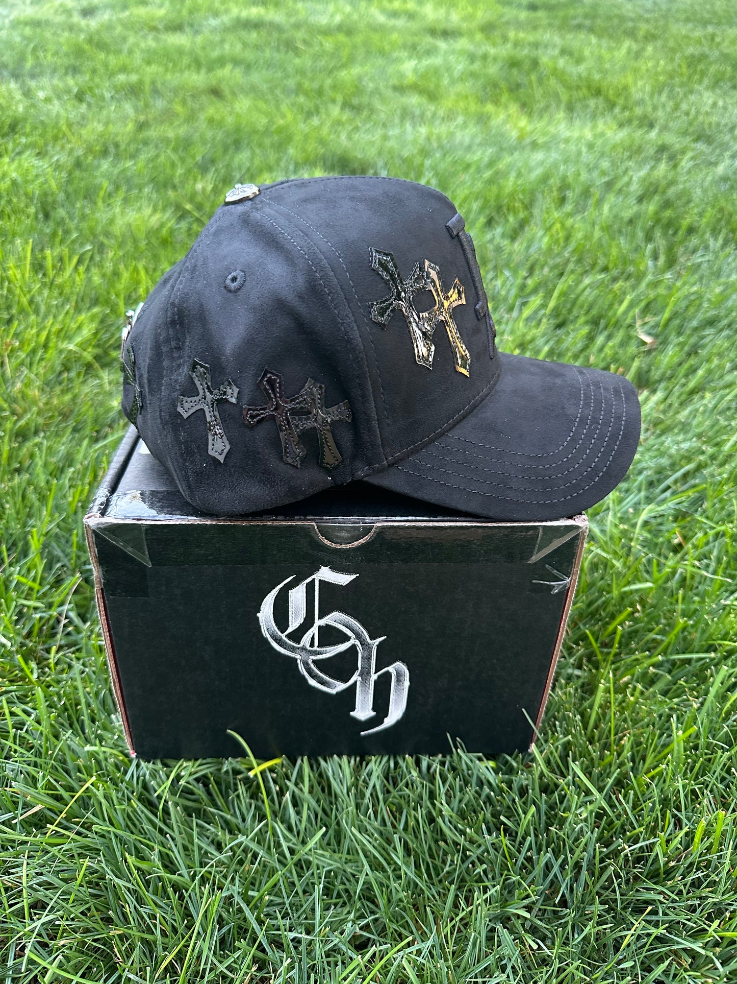 Cashed out Hats- G Chrome Total Black