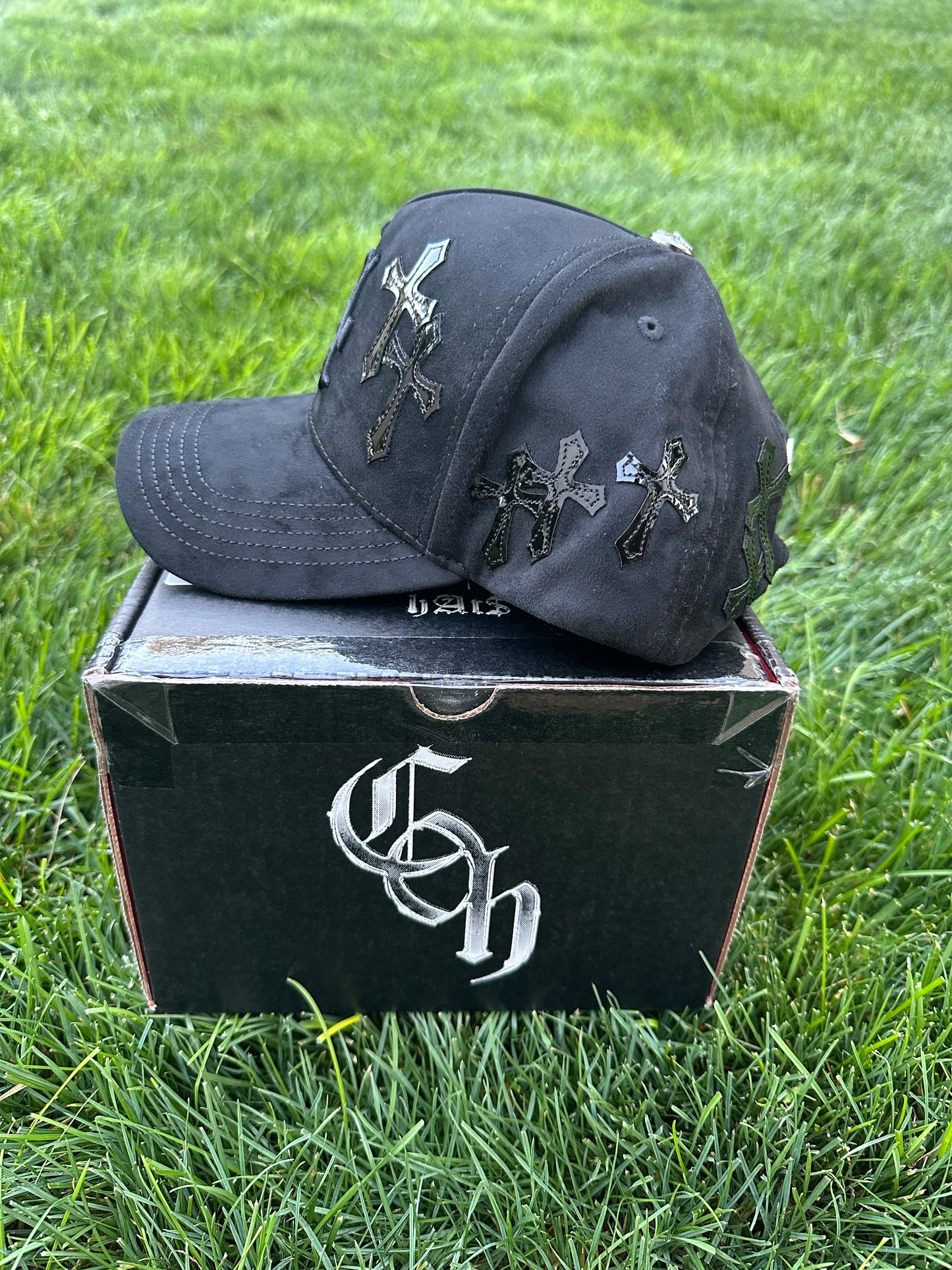 Cashed out Hats- G Chrome Total Black