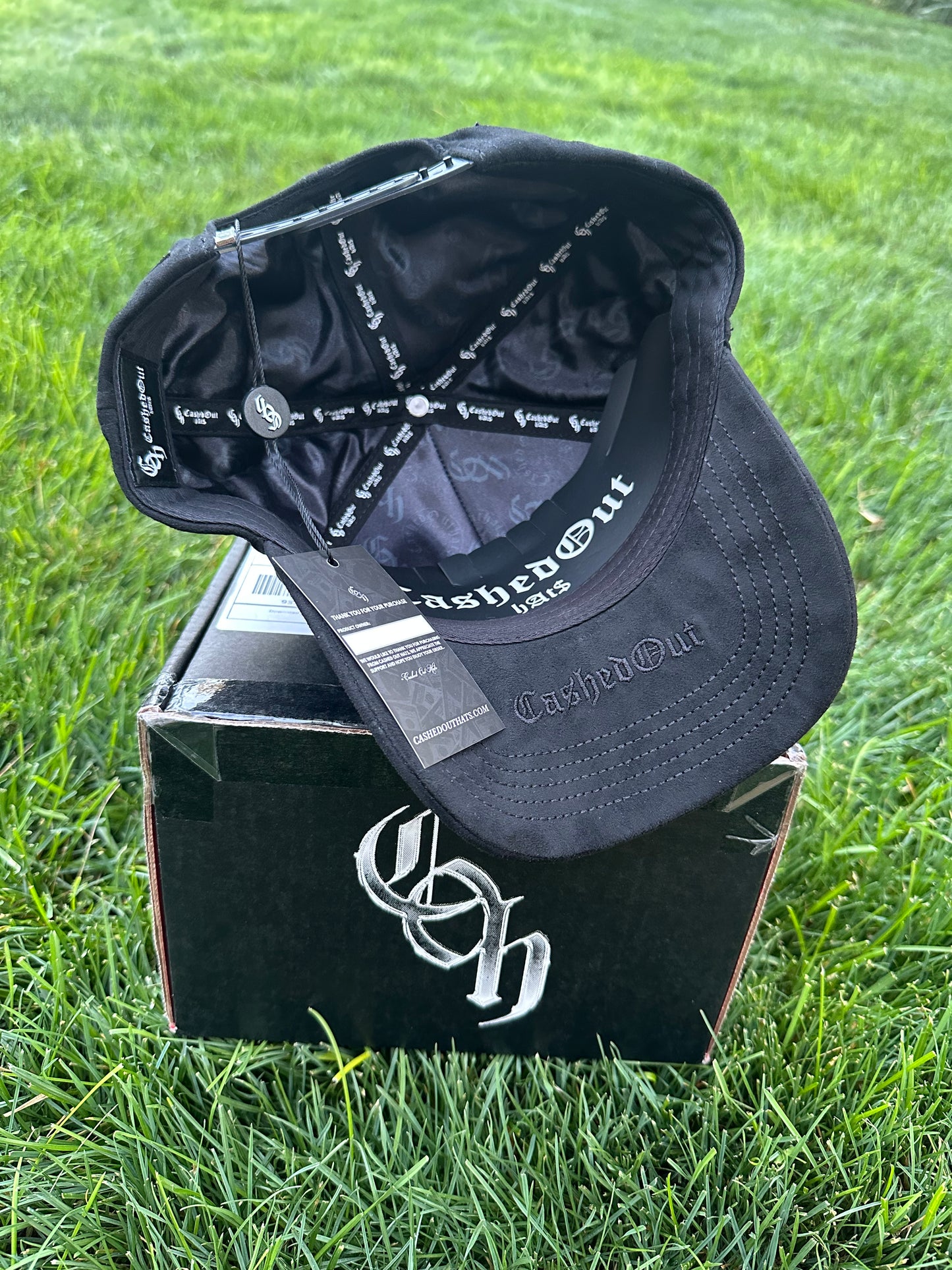 Cashed out Hats- G Chrome Total Black